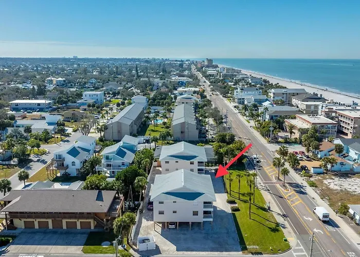Beep Bop Inn/gulf View/199 Steps To Beach/pets! Clearwater Beach